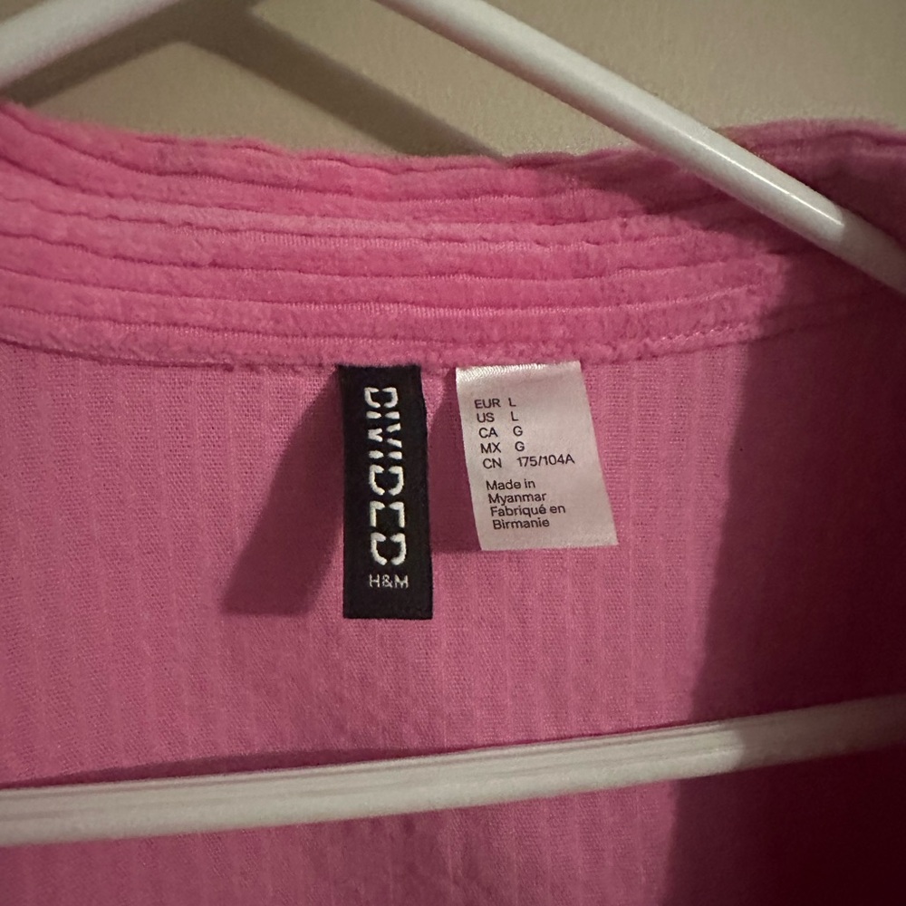 Pink Corduroy Button-Up Shirt - Picture 2 of 2